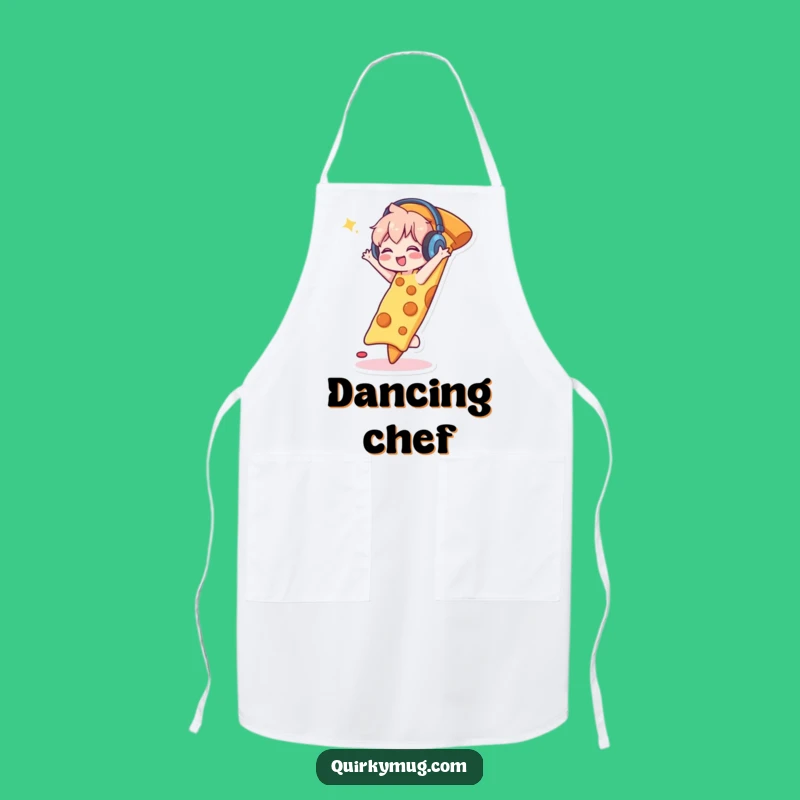 Funny Pizza Dancer Apron: Cook Up Some Fun!