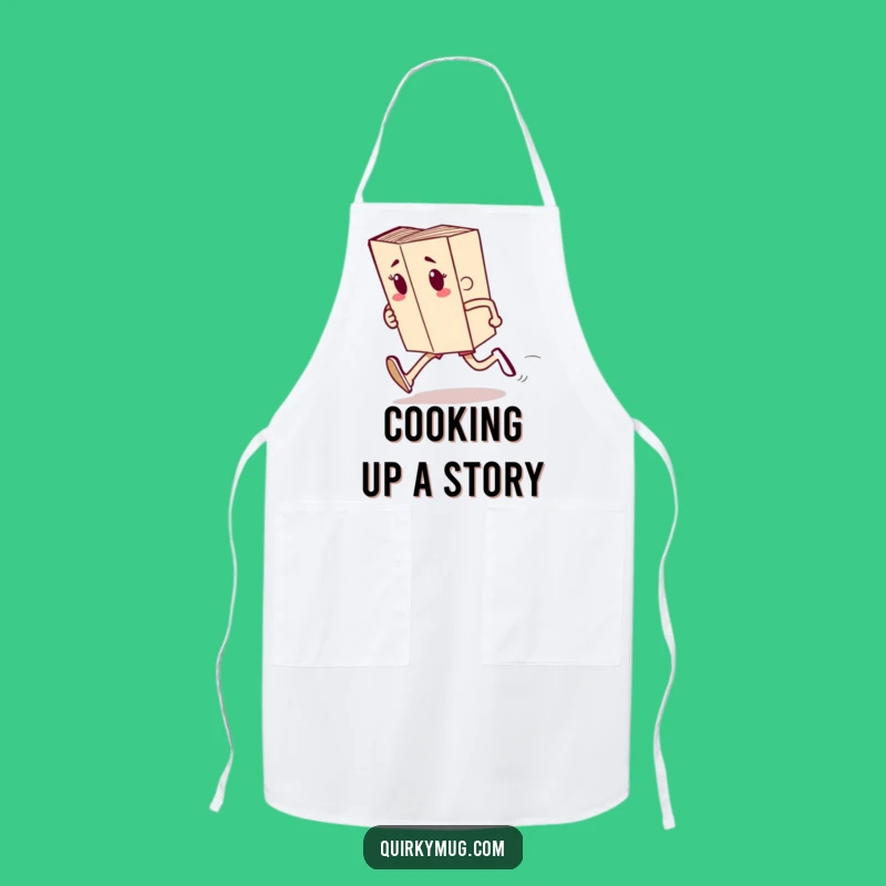 Funny Book Runner Apron: Cook Up Stories with this Hilarious Kitchen Gear!