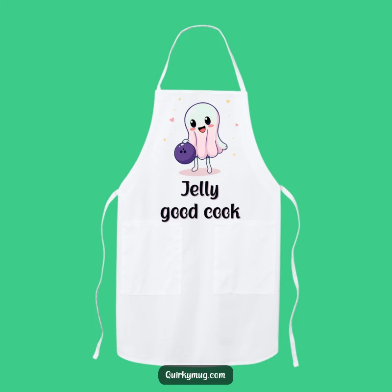 Funny Jelly Apron: Kitchen Bowling Fun, Great Cooking Gift!