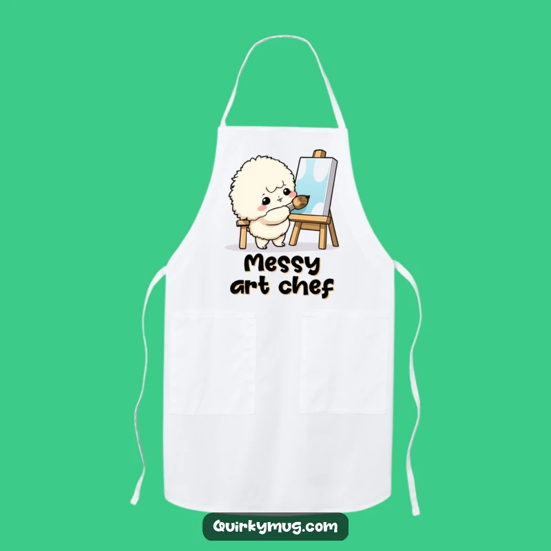 Funny Painter Creature Apron: Create Messes with Style, Fantastic Funny Gift!