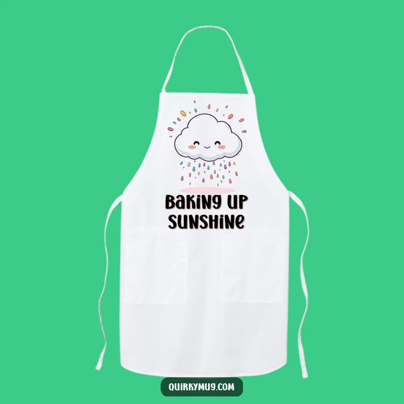 Funny Sprinkle Cloud Apron - Sweet Kitchen Humor Gift