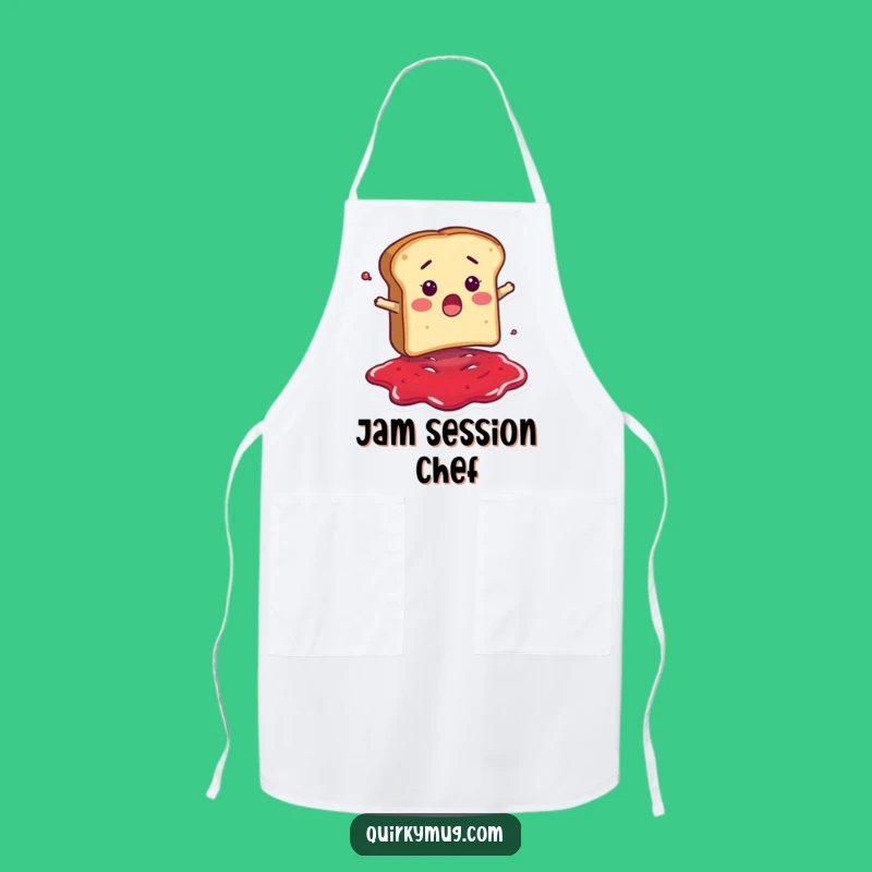 Funny Breakfast Chef Bread Apron - Kitchen Fun, Perfect Funny Gift