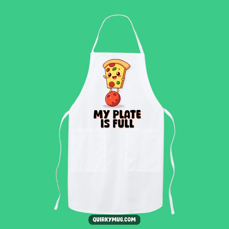 Funny Pizza Chef Apron: Pepperoni Stunts, Kitchen Humor Gift