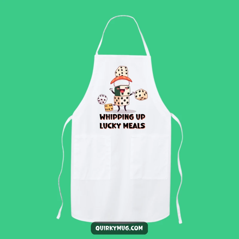 Funny Sushi Juggler Apron: Cook Up Luck with this Hilarious Kitchen Gear!