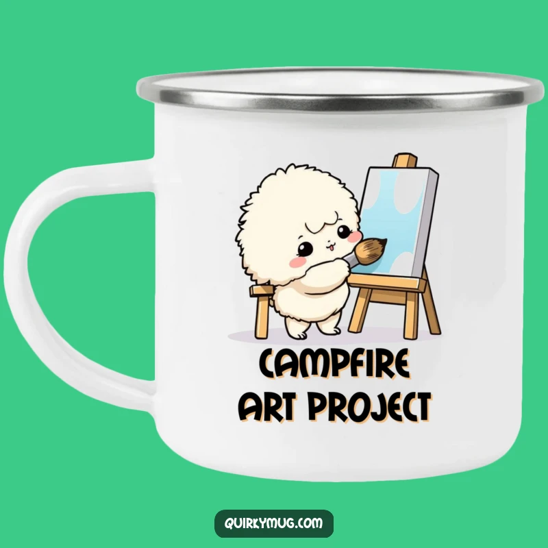 Funny Art Creature Camp Mug: Creative Fuel On-the-Go, Hilarious Funny Gift!
