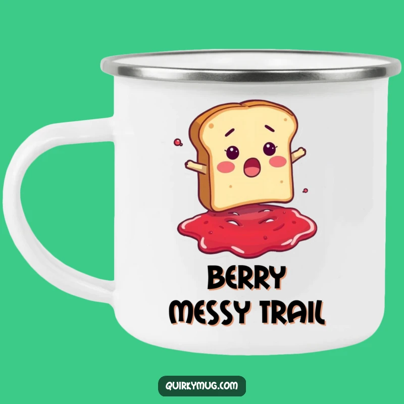 Funny Breakfast Adventure Camping Mug - Durable & Hilarious Outdoor Gift