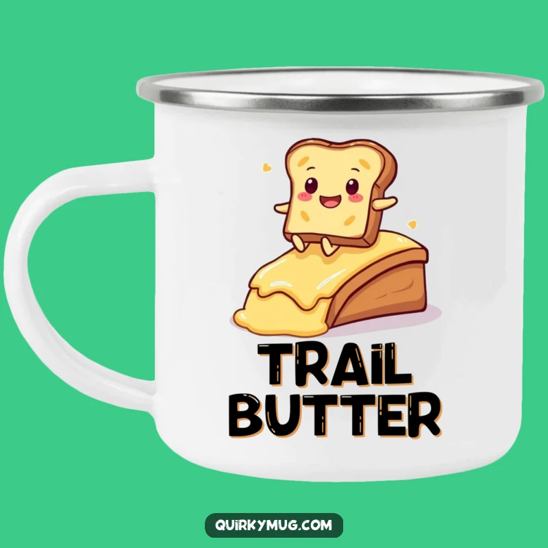 Funny Kawaii Toast Camping Mug: A Hilarious Gift for Campfire Breakfasts