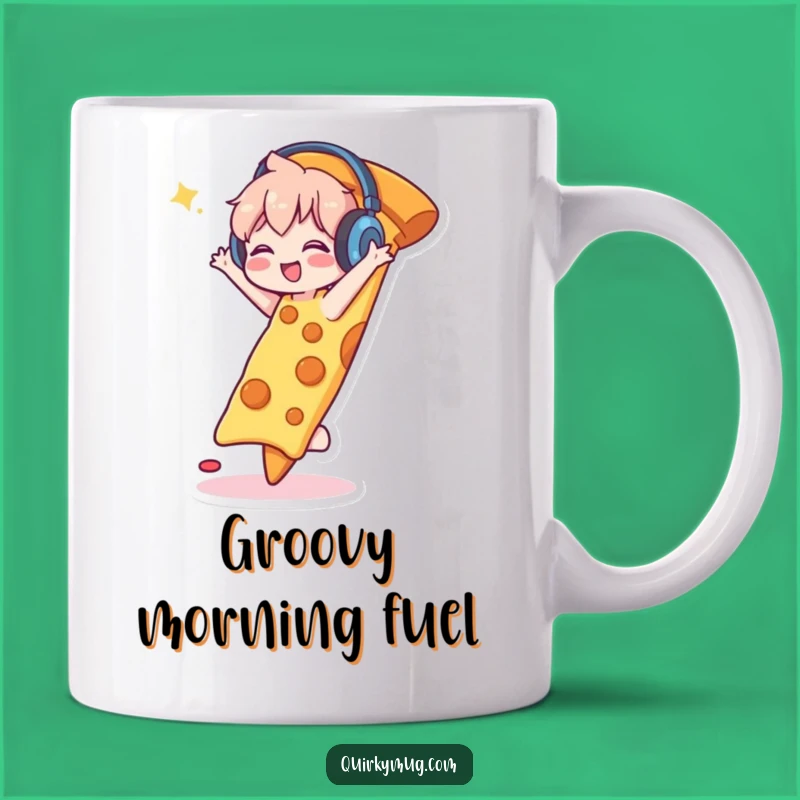 Funny Pizza Dancer Mug: Groove to the Slice of Life!