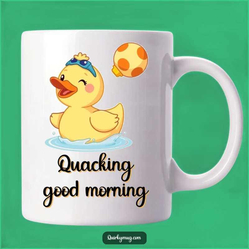 Funny Giant Rubber Duck Cannonball Mug - Splashy Fun, Perfect Gift