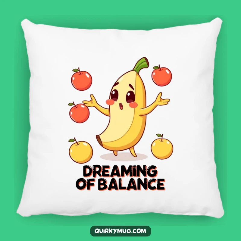 Funny Banana Slip Pillow - Comfy Coziness After a Funny Fall