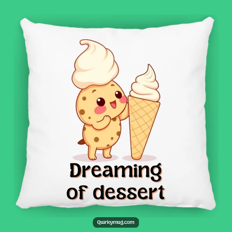 Funny Kawaii Cookie Ice Cream Pillow - Comfy Sweetness Gift