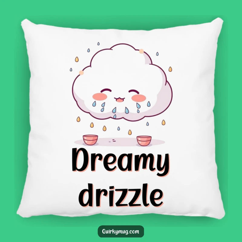 Funny Kawaii Cloud Teacup Rain Pillow: A Hilarious Gift for Cozy Tea Time