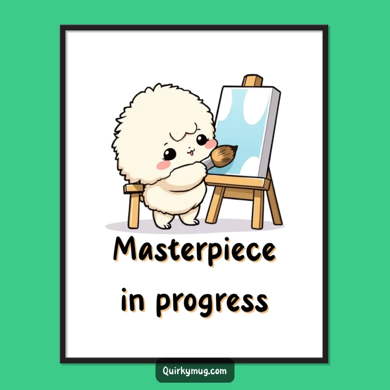 Funny Art Creature Print: Instant Creative Decor, Perfect Funny Gift!