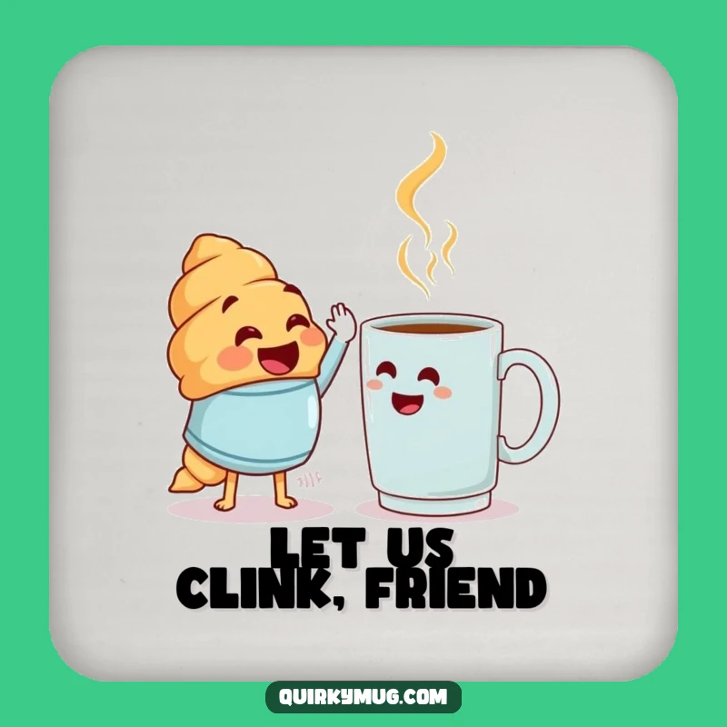 Funny Croissant Coaster: Protect Surfaces with This Tasty Funny Gift