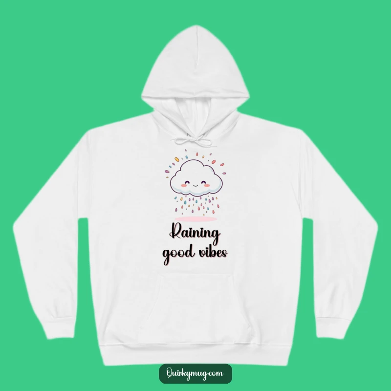 Funny Sprinkle Cloud Hoodie - Cozy & Comical Comfort Gift