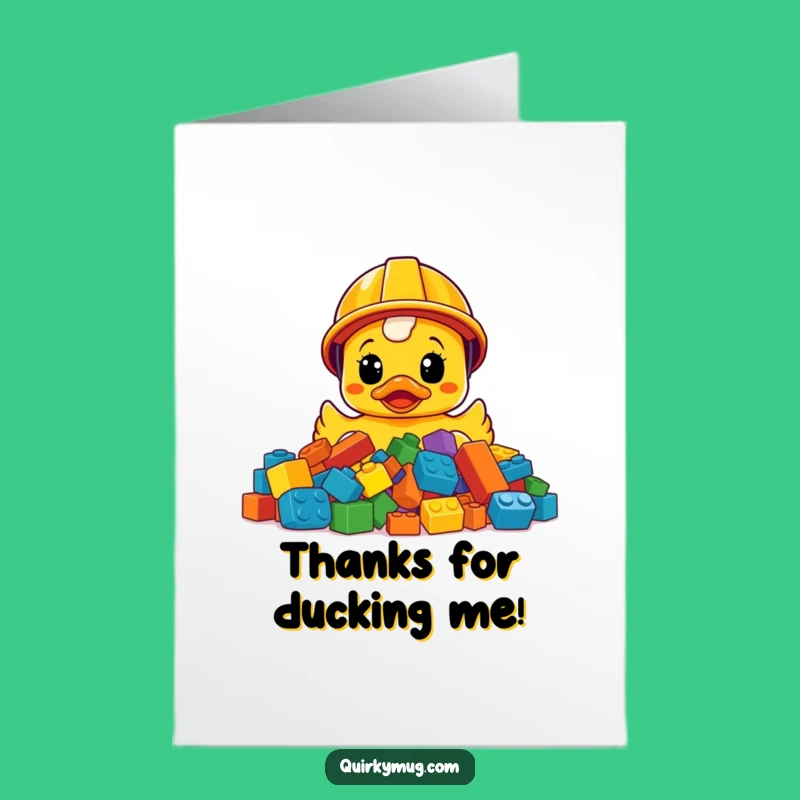Free Printable Thank You Card: Ducky's LEGO Surprise - Download & Print!