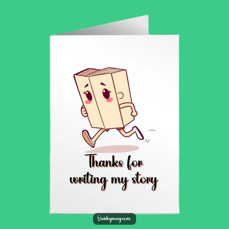 Free Printable Thank You Card: Book Runner, Heartfelt Downloadable Gift