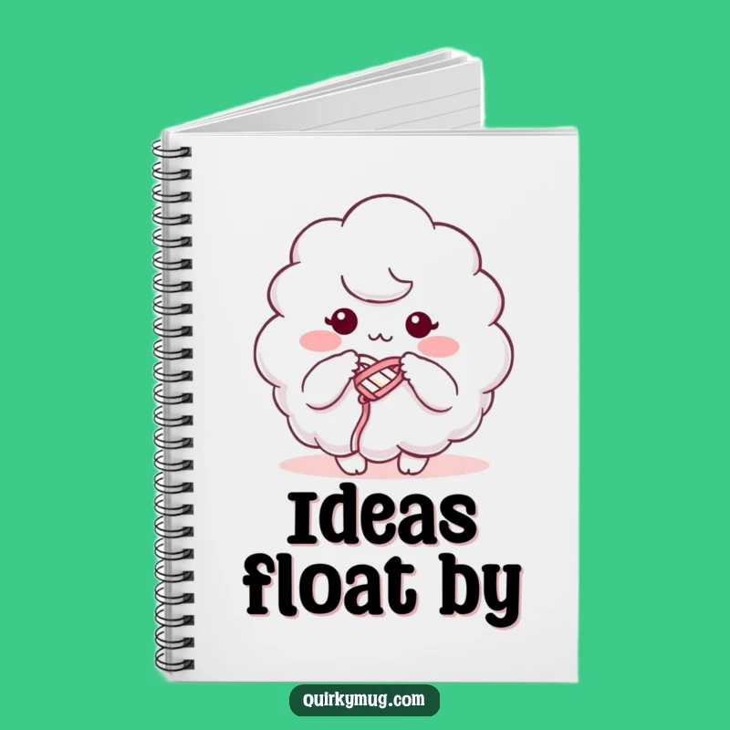 Funny Cloud Knitting Notebook: Jot Down Ideas with Whimsical Humor