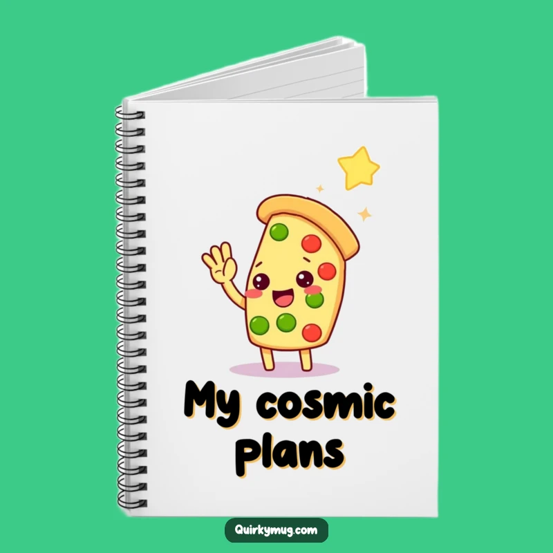 Funny Kawaii Pizza Star High-Five Notebook: A Hilarious Gift for Big Ideas