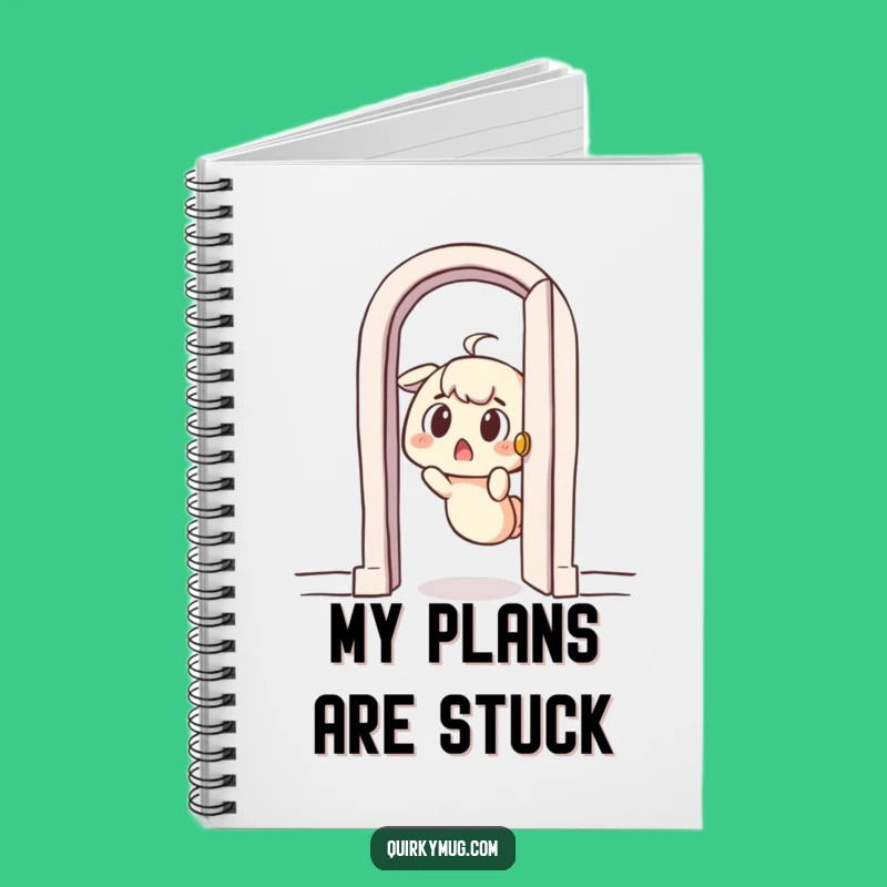 Funny Stuck Character Notebook: Jot Down Your Hilarious Thoughts
