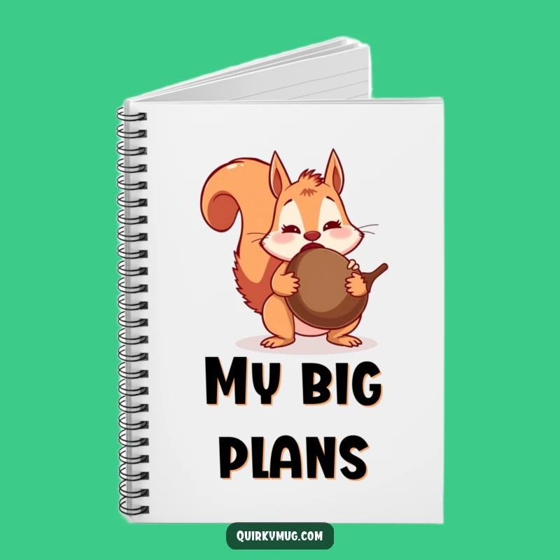Funny Squirrel Acorn Surprise Notebook: Jot Down Big Bites, Perfect Gift for Food Lovers