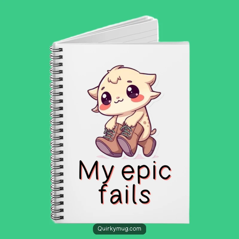 Funny Tripping Creature Notebook: Jot Down Ideas, Even If You Stumble, Great Funny Gift!