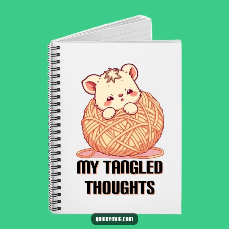 Funny Yarn Animal Notebook: Jot Down Projects, Great Funny Gift!