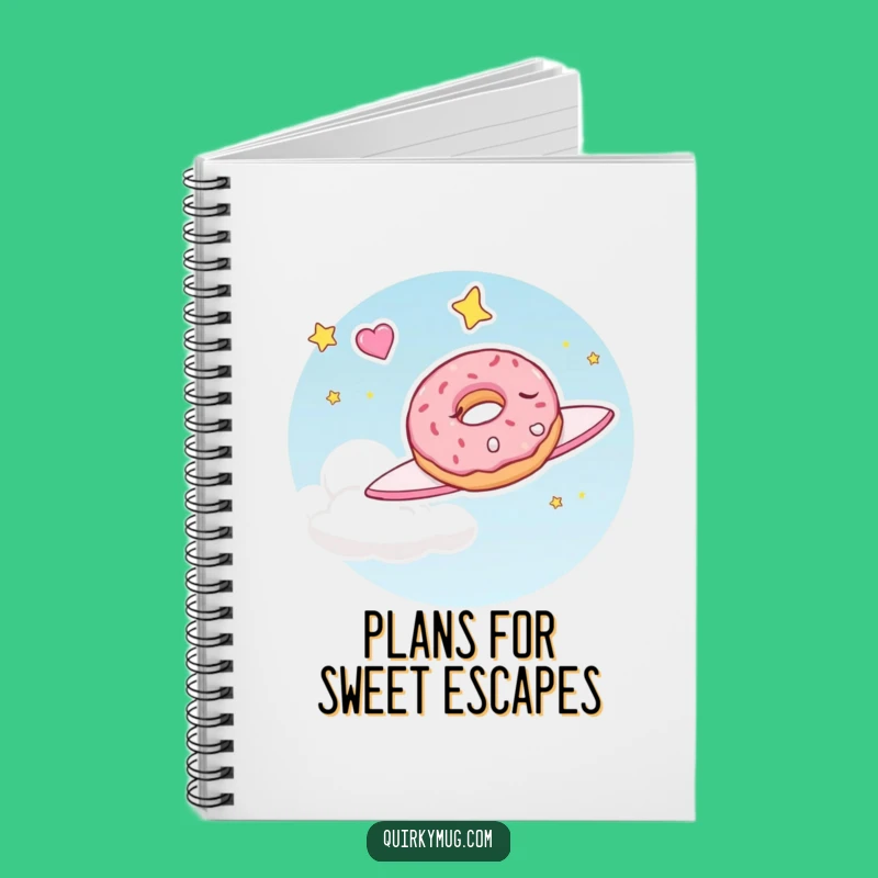 Funny Sleepy Doughnut Notebook: Jot Down Sweet Ideas with this Hilarious Journal!
