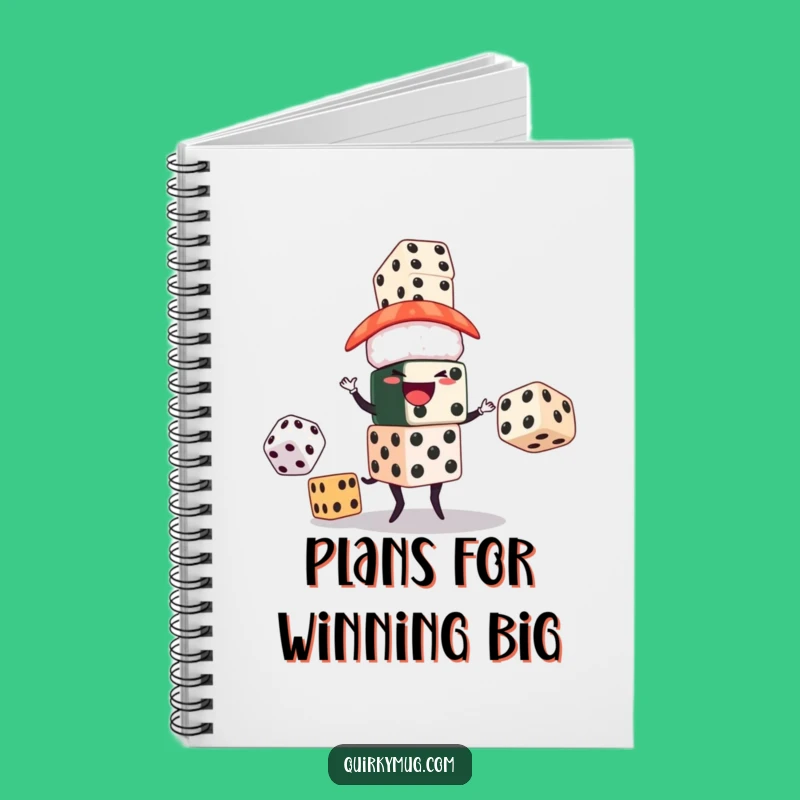 Funny Sushi Juggler Notebook: Jot Down Lucky Ideas with this Hilarious Journal!