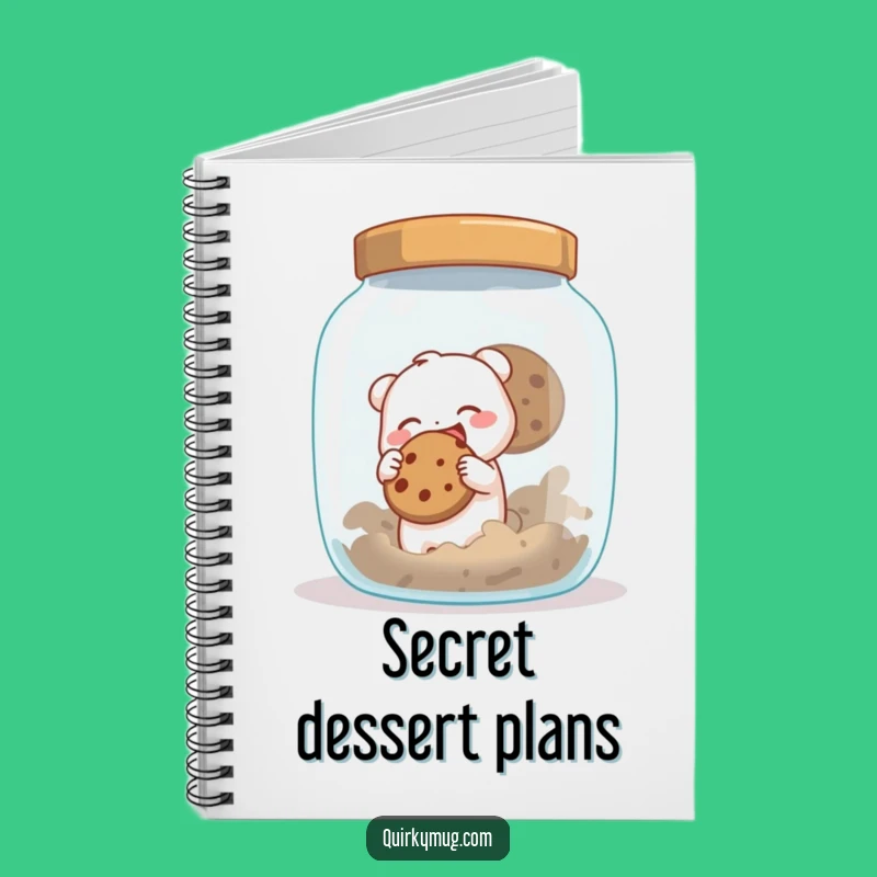 Funny Creature Notebook: Cookie Heist Lined Pages, Perfect Humorous Gift