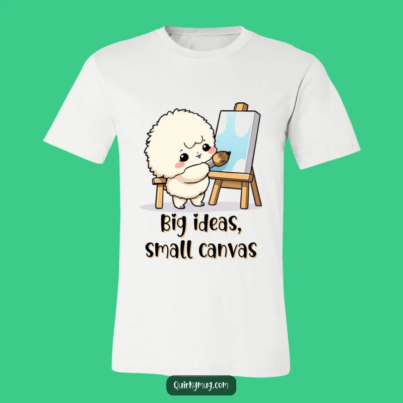 Funny Painter Creature T-Shirt: Create with Comedy, Your Go-To Funny Gift!