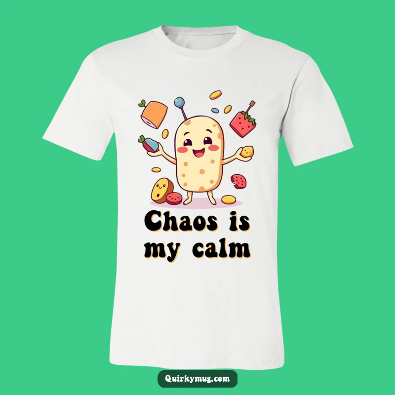 Funny Food Juggler T-Shirt: Hilarious Outfit for Kitchen Chaos and Daily Laughs