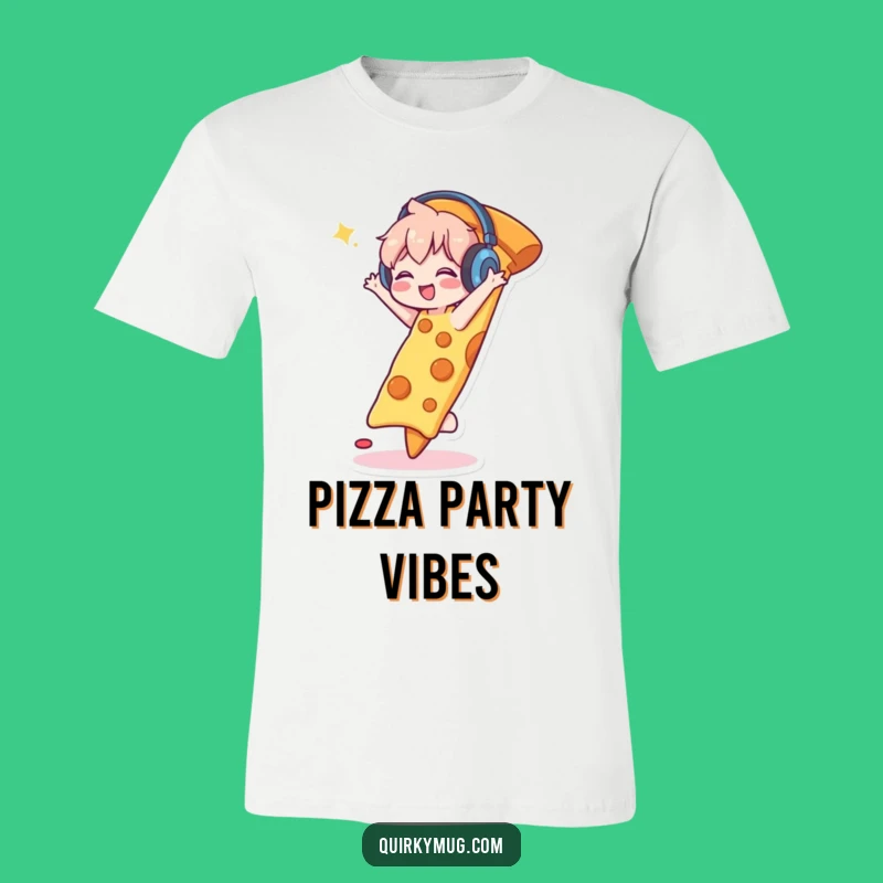 Funny Pizza Dancer T-Shirt: Eat, Sleep, Rave, Repeat!