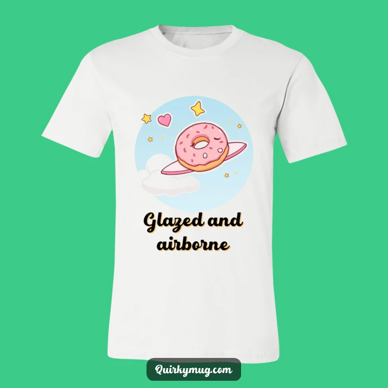 Funny Sleepy Doughnut T-Shirt: Wear Your Sweet Dreams with this Hilarious Tee!
