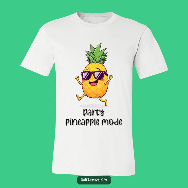 Funny Limbo Pineapple Tee: Giggling Fruit, Sunglasses, Great Funny Gift!