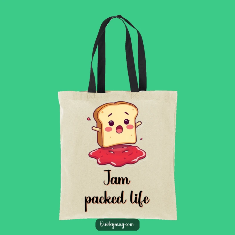 Funny Jam Lover Bread Tote Bag - Carry Your Fun, Perfect Funny Gift